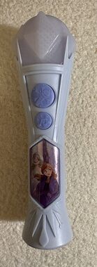 Disney Frozen Karaoke Sing Along Microphone Portable Battery Operated Let it Go